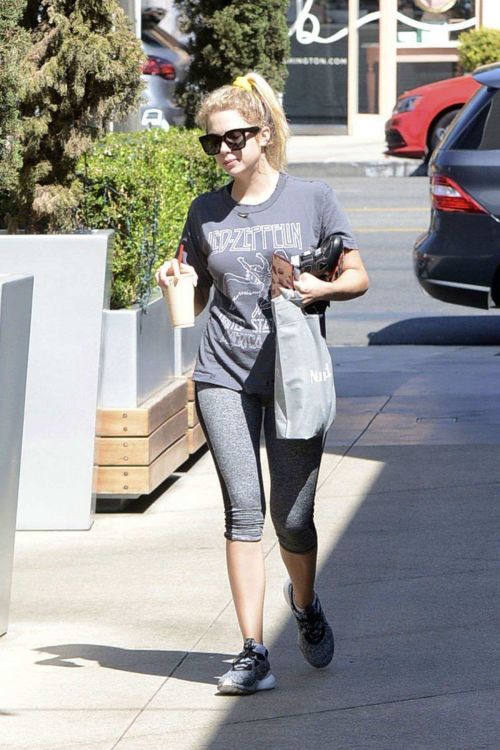 Ashley Benson in Tights Leaving a gym in West Hollywood 1