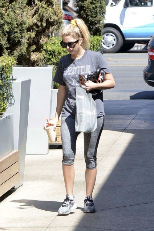 Ashley Benson in Tights Leaving a gym in West Hollywood 4