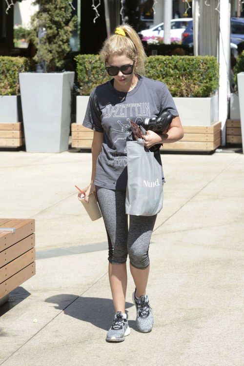 Ashley Benson in Tights Leaving a gym in West Hollywood 9