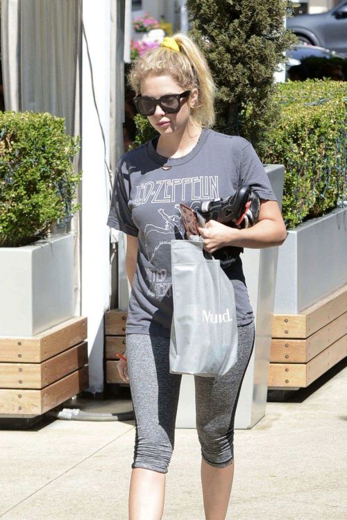 Ashley Benson in Tights Leaving a gym in West Hollywood 11