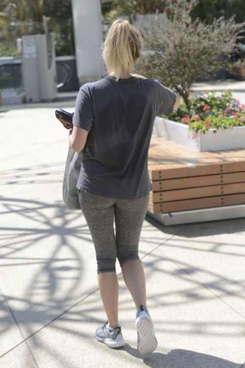 Ashley Benson in Tights Leaving a gym in West Hollywood 12