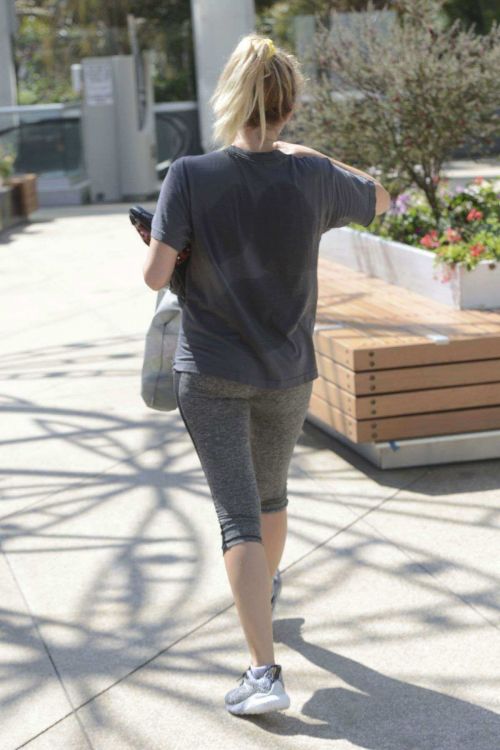 Ashley Benson in Tights Leaving a gym in West Hollywood 13