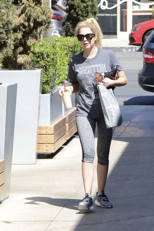 Ashley Benson in Tights Leaving a gym in West Hollywood 16
