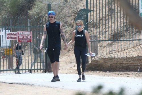 Ashley Tisdale in Tights Hiking at Runyon Canyon in Hollywood 2