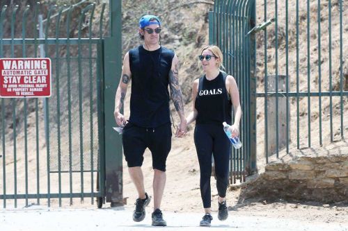 Ashley Tisdale in Tights Hiking at Runyon Canyon in Hollywood 4