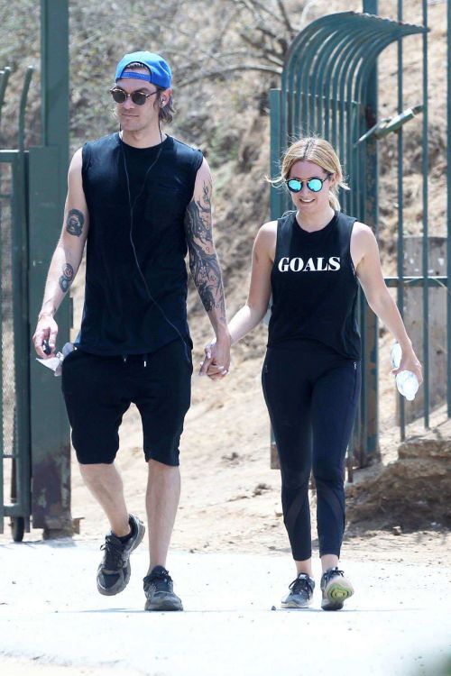 Ashley Tisdale in Tights Hiking at Runyon Canyon in Hollywood 8