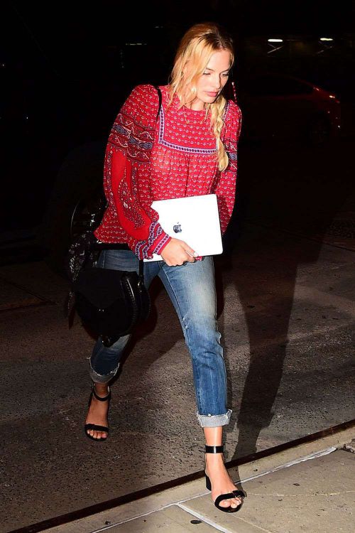 Australian Actress Margot Robbie Night Out in Toronto