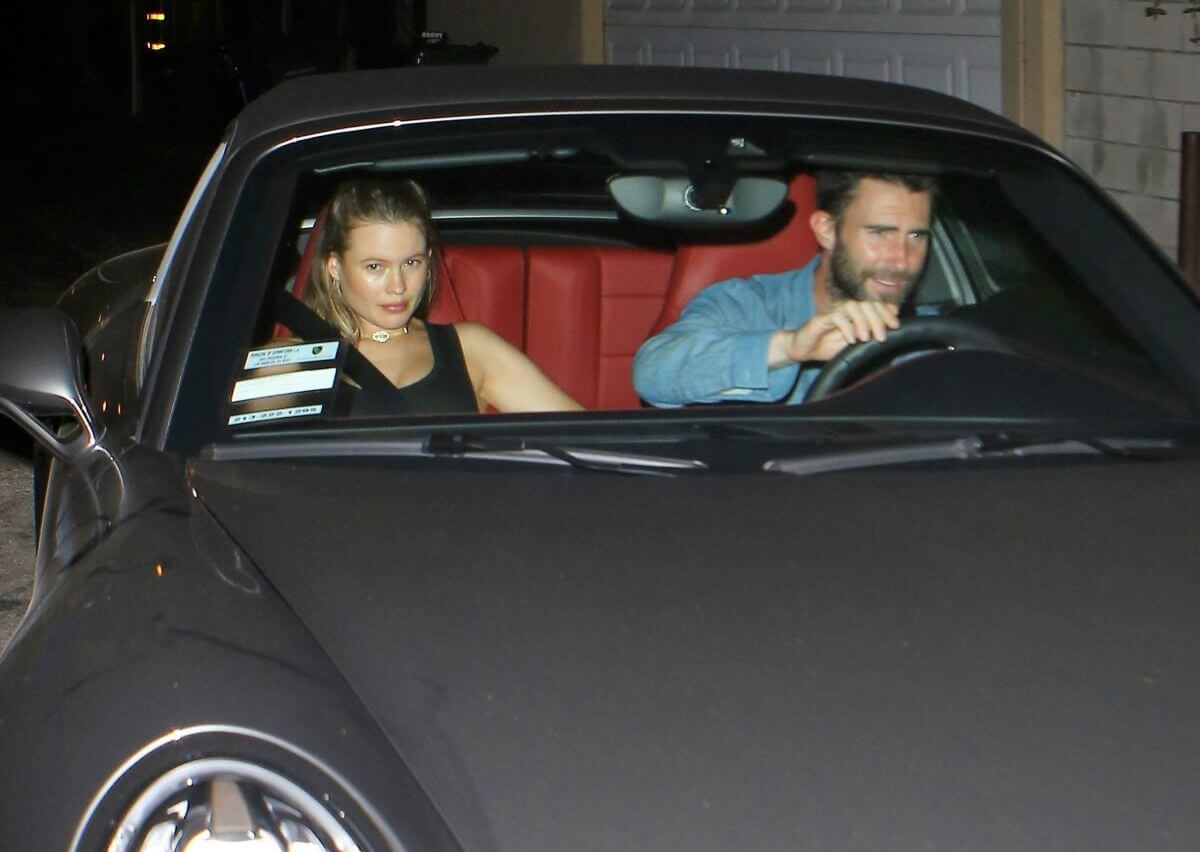 Behati Prinsloo Leaves A Dinner In West Hollywood