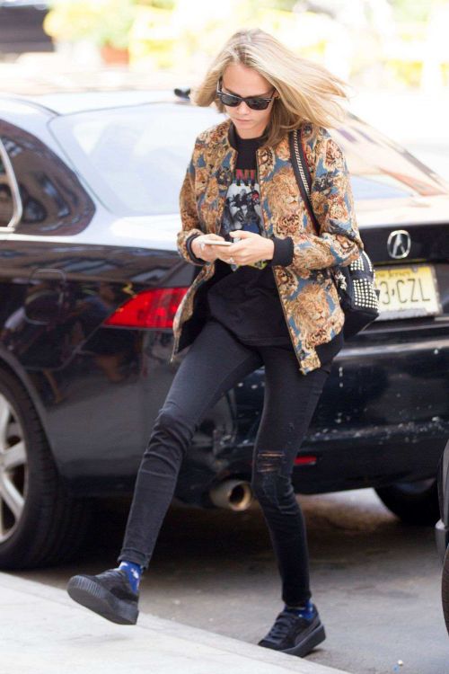 Cara Delevingne was spotted out and about in New York City