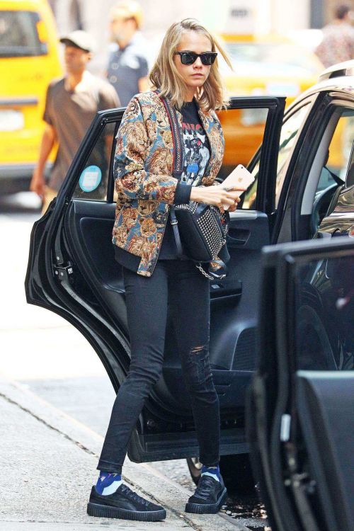 Cara Delevingne was spotted out and about in New York City