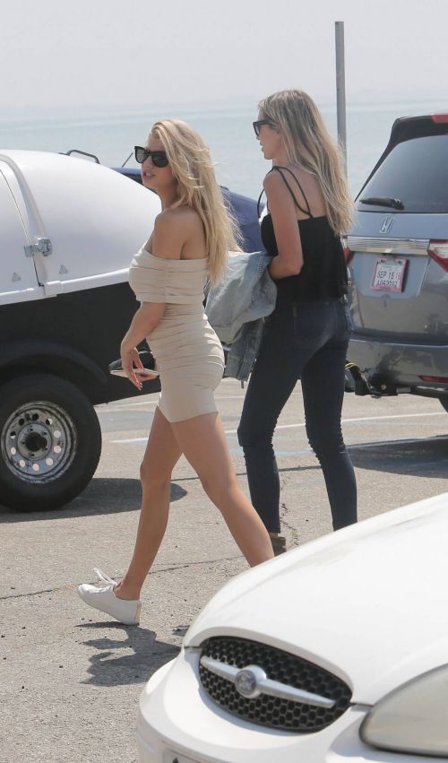 Charlotte McKinney in Tight Short Dress Out in Malibu 12