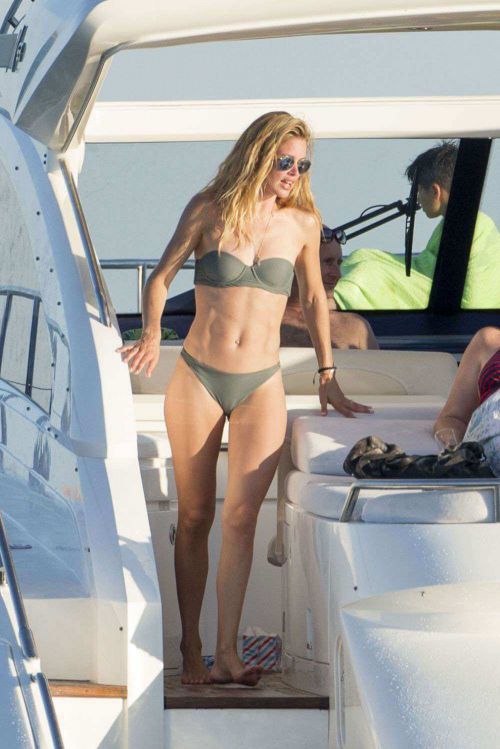 Doutzen Kroes in Bikini on a yacht in Formentera 8
