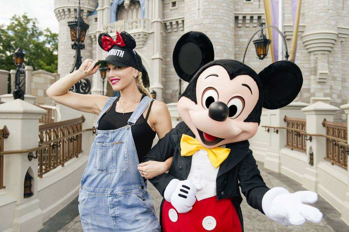 Gwen Stefani Meets Mickey Mouse at Walt Disney World