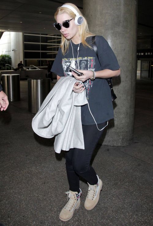 Iggy Azalea at Los Angeles International Airport 5
