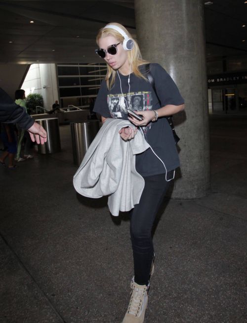 Iggy Azalea at Los Angeles International Airport 8
