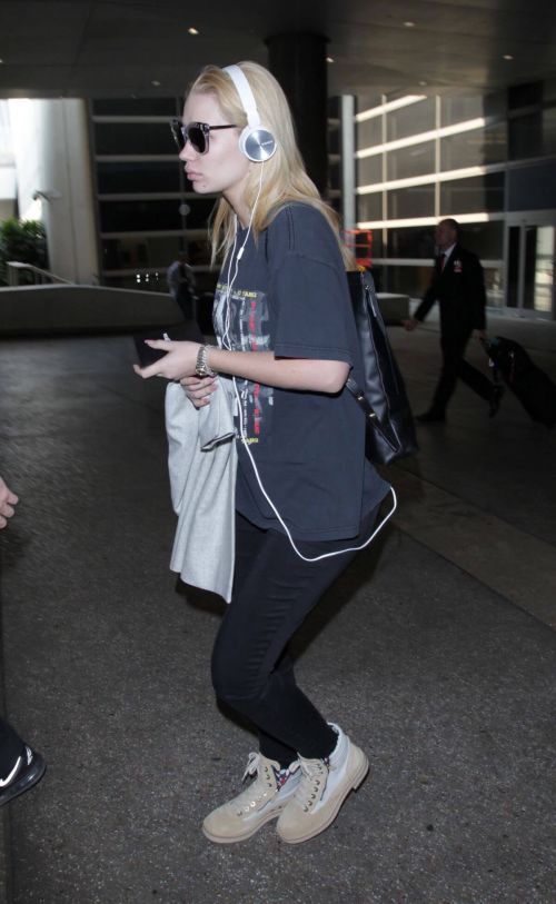 Iggy Azalea at Los Angeles International Airport 12