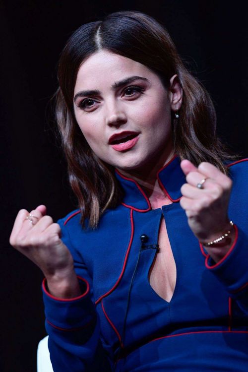 Jenna Louise Coleman at Victoria Panel in Beverly Hills 9