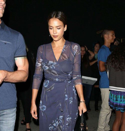 Jessica Alba Leaves The Nice Guy Club in West Hollywood 2