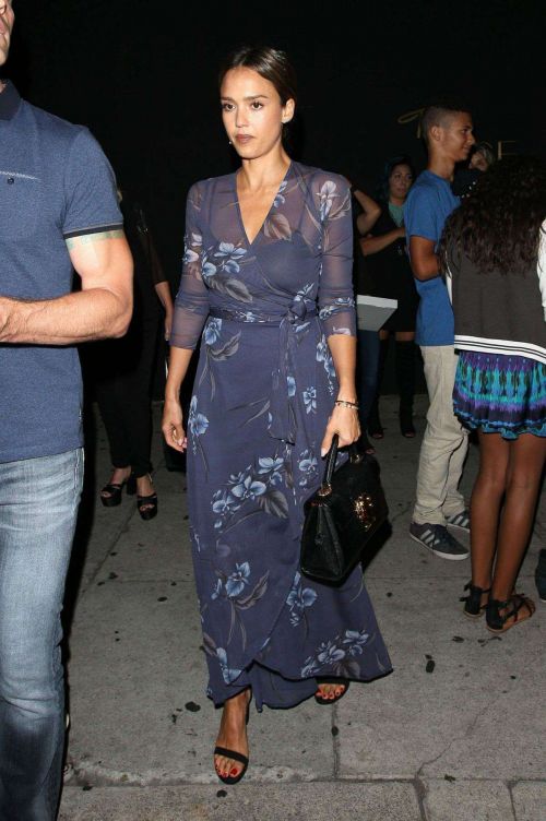 Jessica Alba Leaves The Nice Guy Club in West Hollywood 16
