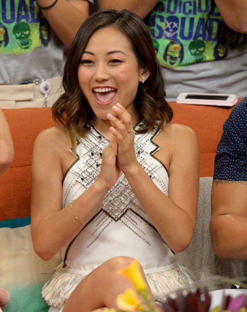 Karen Fukuhara on the Set of Despierta America in Miami 3