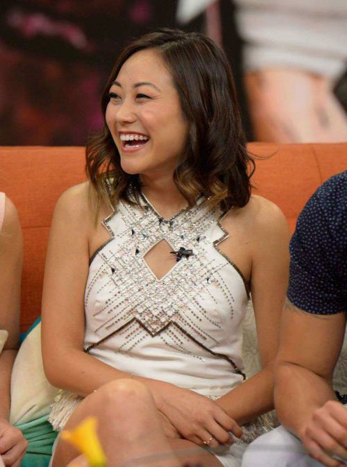 Karen Fukuhara on the Set of Despierta America in Miami 6