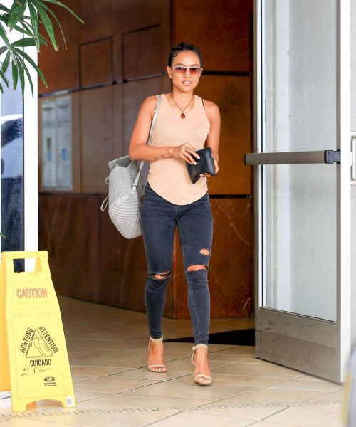 Karrueche Tran Runs Errands In Beverly Hills 7