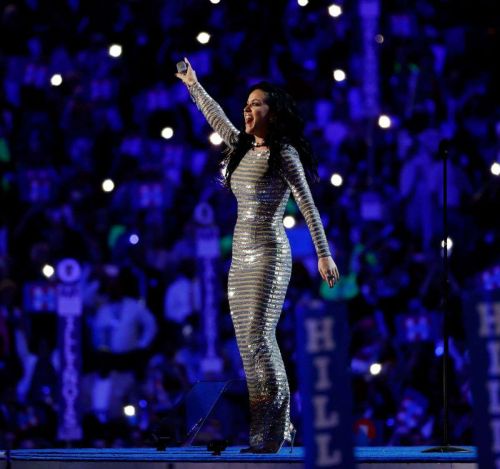 Katy Perry Performs at Democratic National Convention in Philadelphia 24