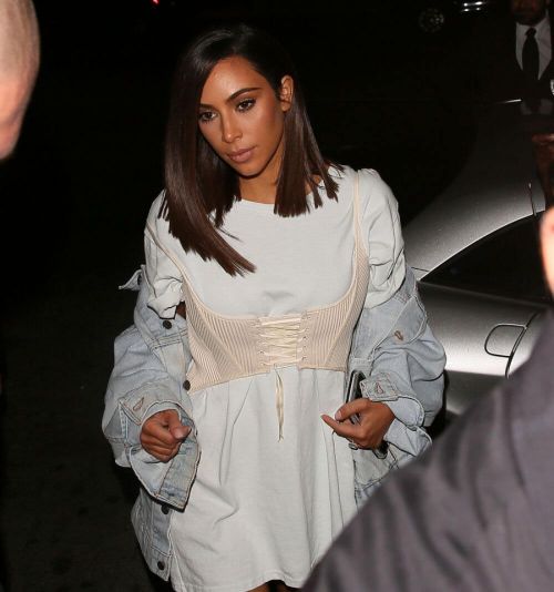 Kim Kardashian arrives at Kylie