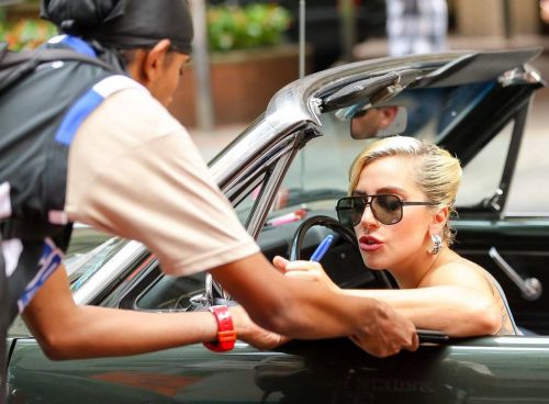 Lady Gaga Out and About in New York