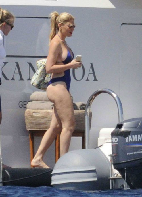 Lindsay Lohan & Hofit Golan on the beach in Sardinia Italy 6