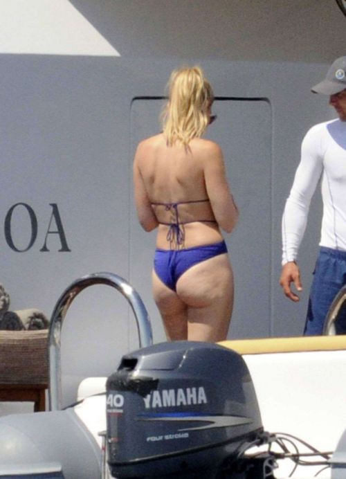 Lindsay Lohan & Hofit Golan on the beach in Sardinia Italy 12
