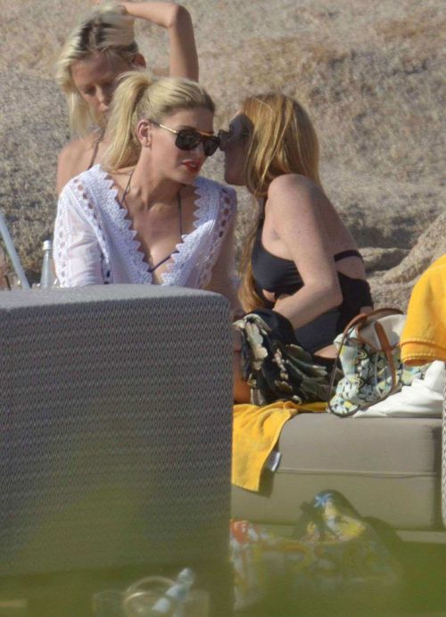 Lindsay Lohan & Hofit Golan on the beach in Sardinia Italy 26