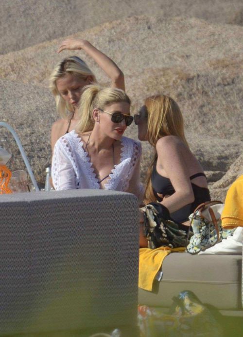 Lindsay Lohan & Hofit Golan on the beach in Sardinia Italy 24