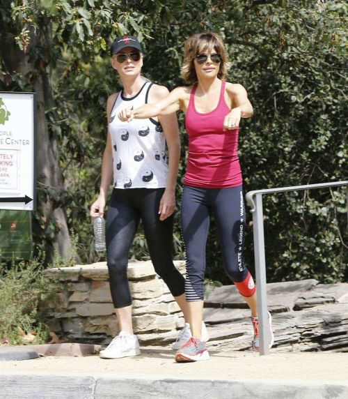 Lisa Rinna on the Set of Real Housewives of Beverly Hills in Los Angeles 2