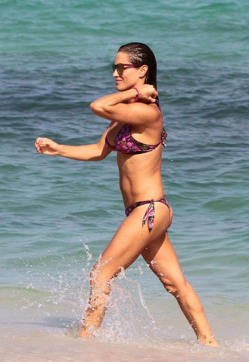 Lola Ponce wearing Purple Bikini in Miami 5
