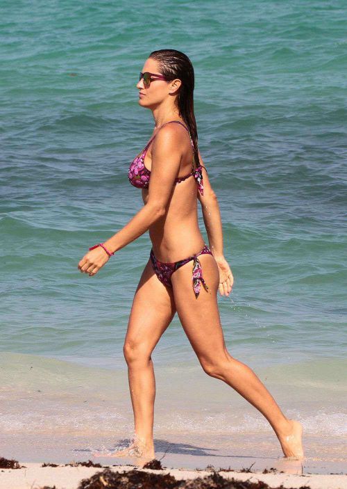 Lola Ponce wearing Purple Bikini in Miami 13