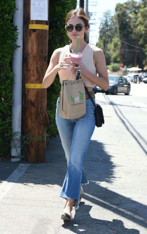 Lucy Hale Picking Up Lunch at Kreation in Los Angeles 11