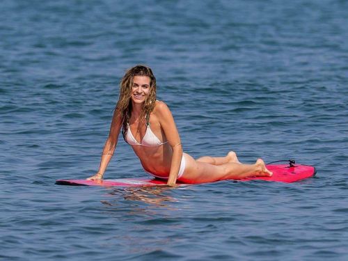 Rachel McCord in a Bikini on a Beach in Malibu