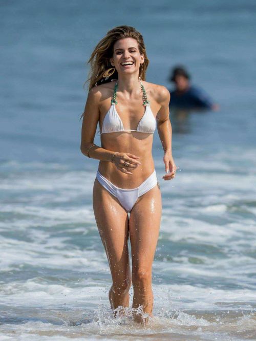 Rachel McCord in a Bikini on a Beach in Malibu