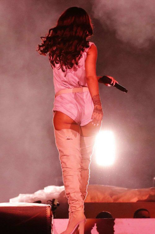 Rihanna performs at Meazza Stadium in Milano, Italy 2