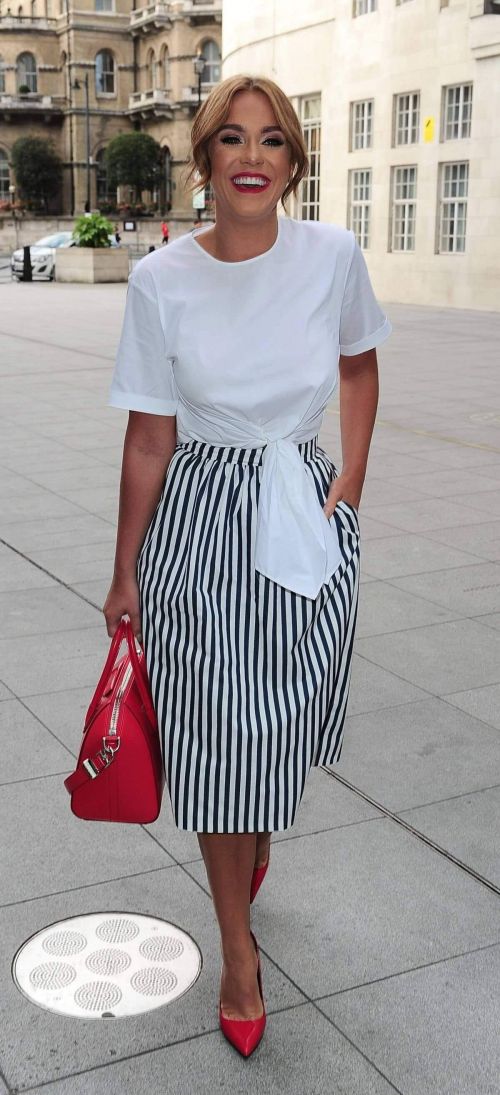 Vicky Pattison Arriving at BBC Radio 1 Studios in London 1
