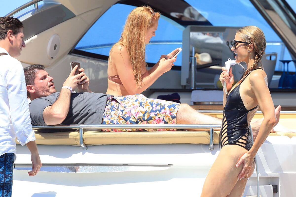 Paris Hilton in Swimsuit at Boat in Ibiza 8