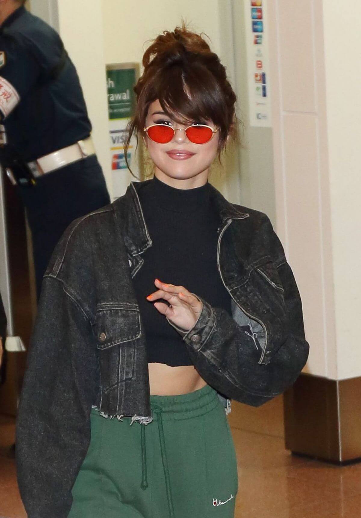 Selena Gomez Spotted at Tokyo International Airport