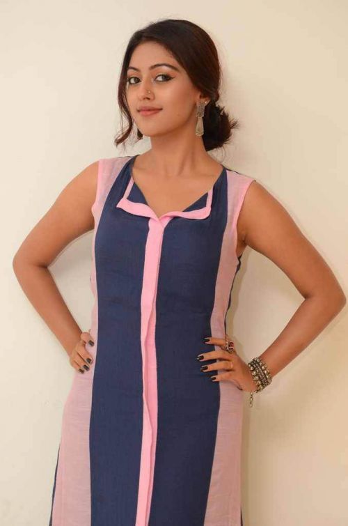 Actress Anu Emmanuel at Majnu Movie Audio Success Meet Photos 8