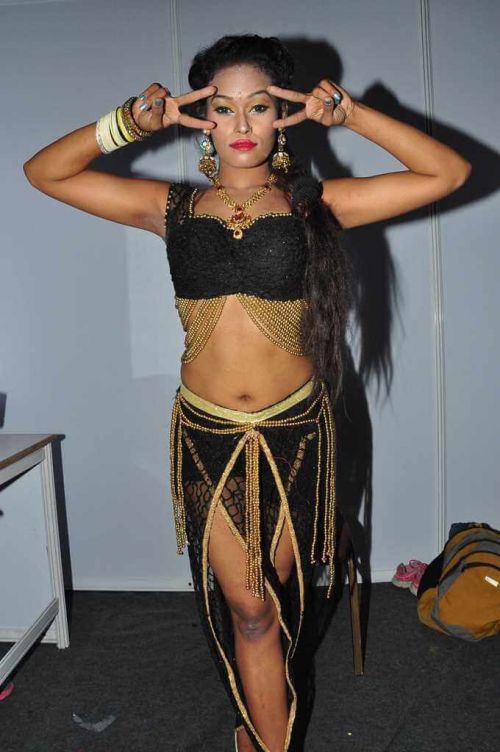 Actress Nisha Hot at Janatha Garage Success Meet Photos 11