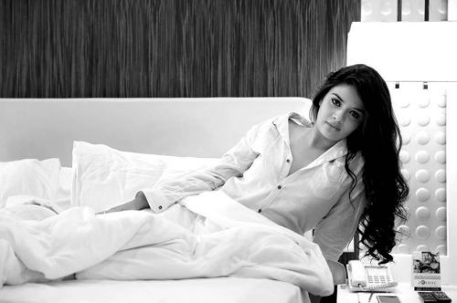 Actress Srimukhi Photoshoot in White Shirt 3