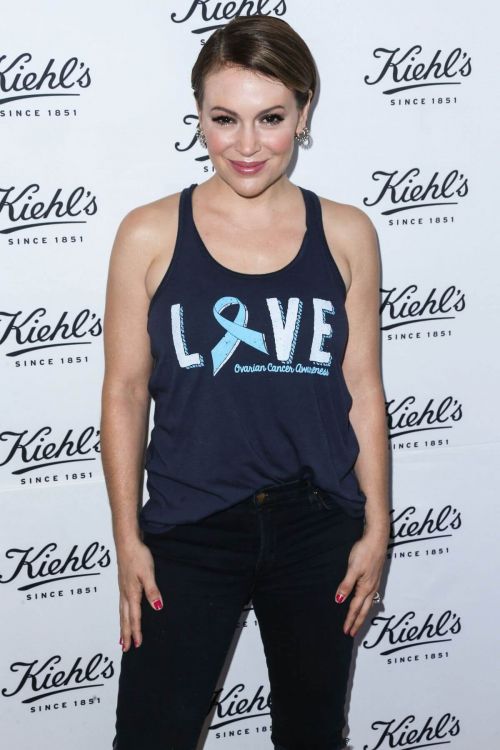 Alyssa Milano at Kiehl Liferide for the Ovarian Cancer Research Fund Alliance Photos