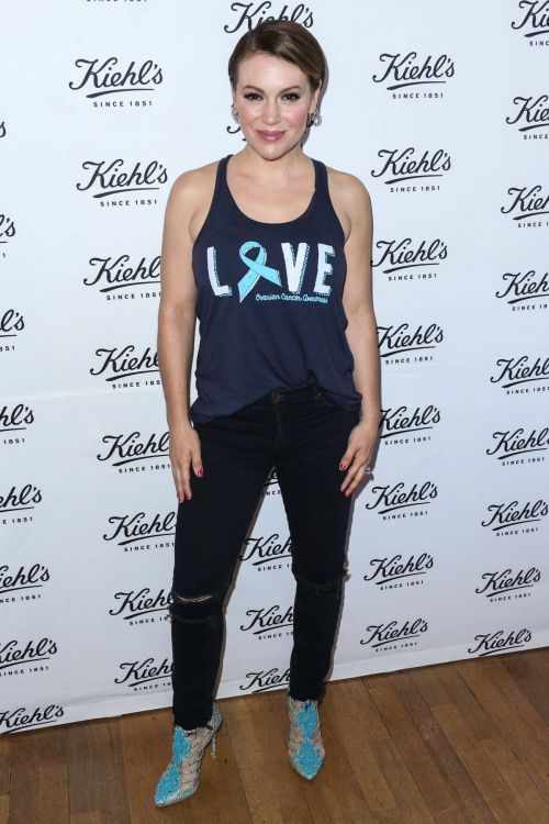 Alyssa Milano at Kiehl Liferide for the Ovarian Cancer Research Fund Alliance Photos 2