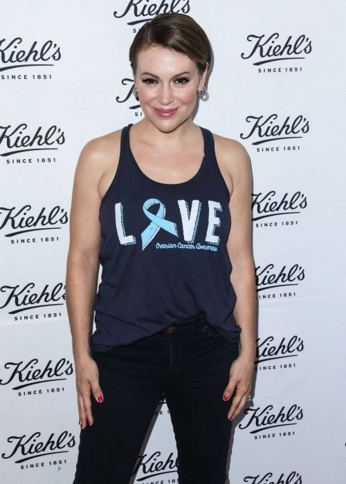 Alyssa Milano at Kiehl Liferide for the Ovarian Cancer Research Fund Alliance Photos 7