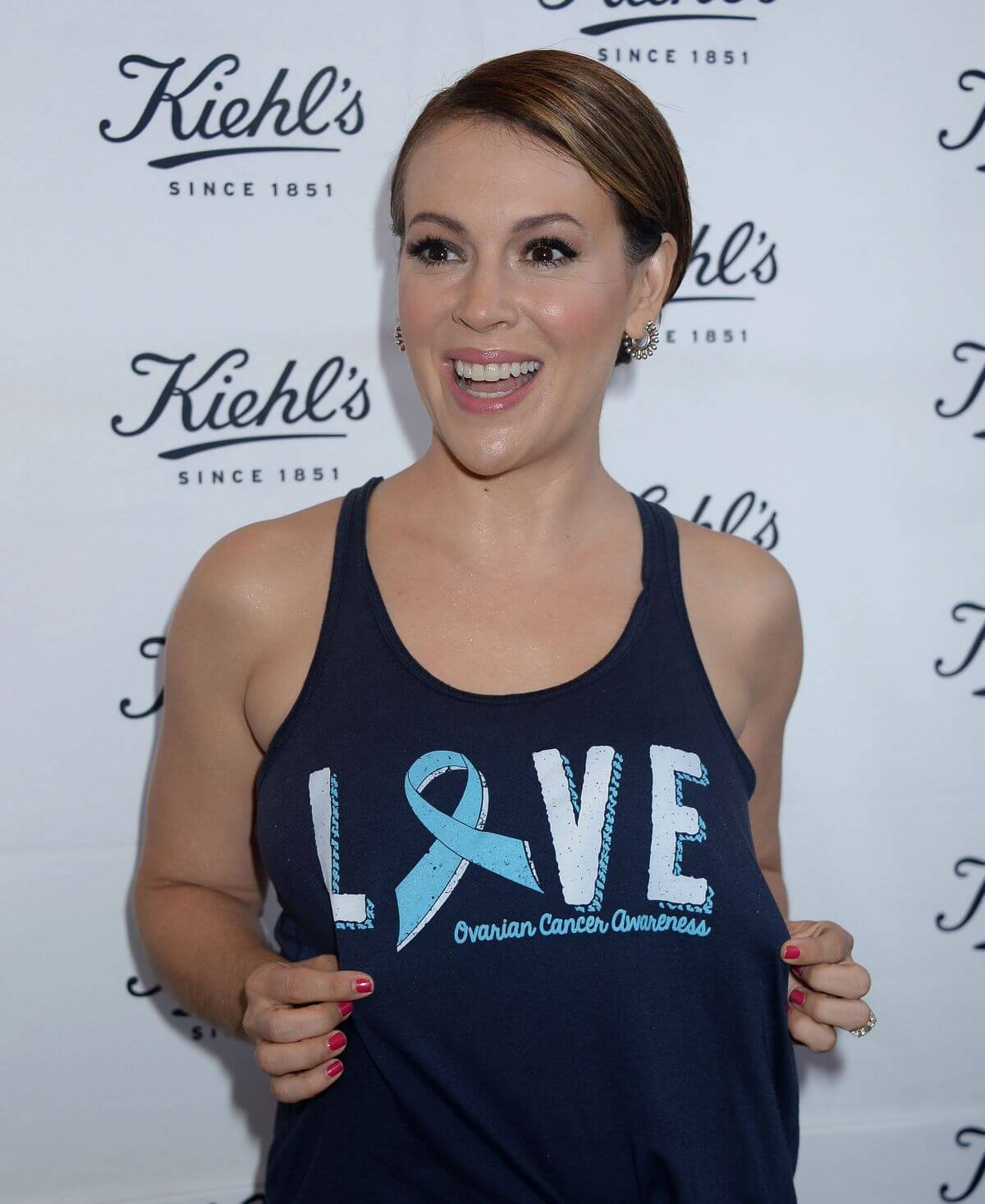 Alyssa Milano at Kiehl Liferide for the Ovarian Cancer Research Fund Alliance Photos 3